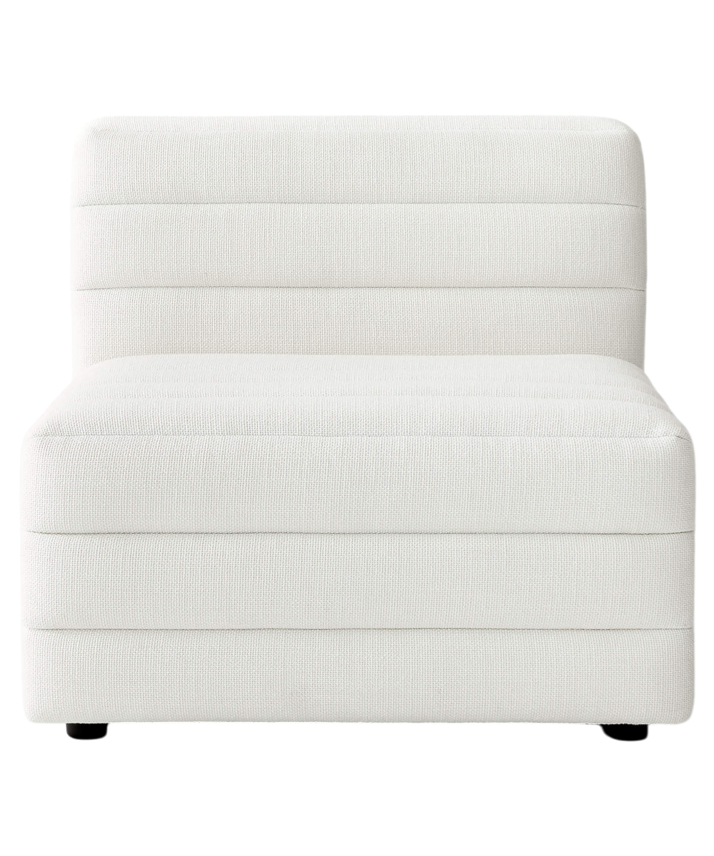 Strato Channeled Armless Chair