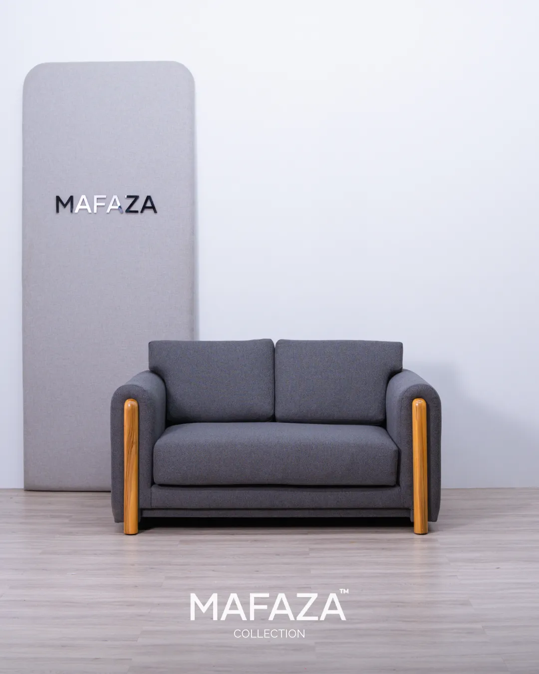 Faarell 2-Seater Sofa 160cm Width in Teak