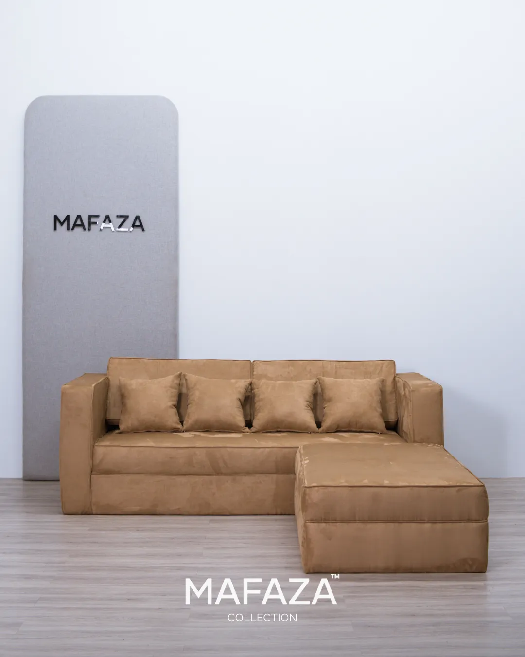 Madison Sectional Sofa in Solid Teak Wood