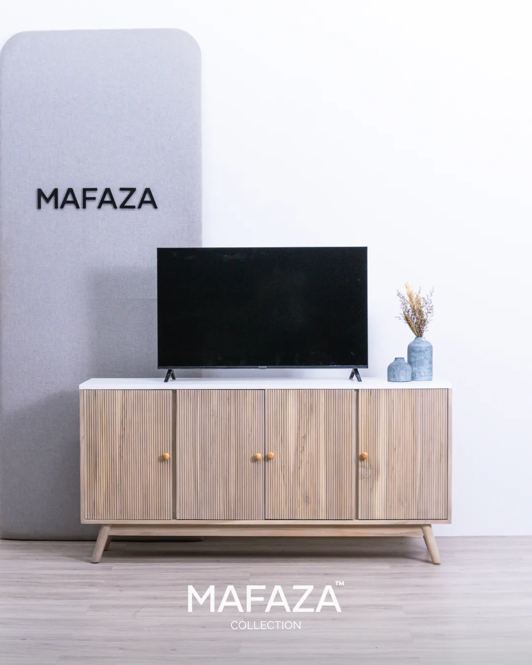 Muji Sideboard Scandinavian Style 165 Teak Wood Custom White Oak Finish