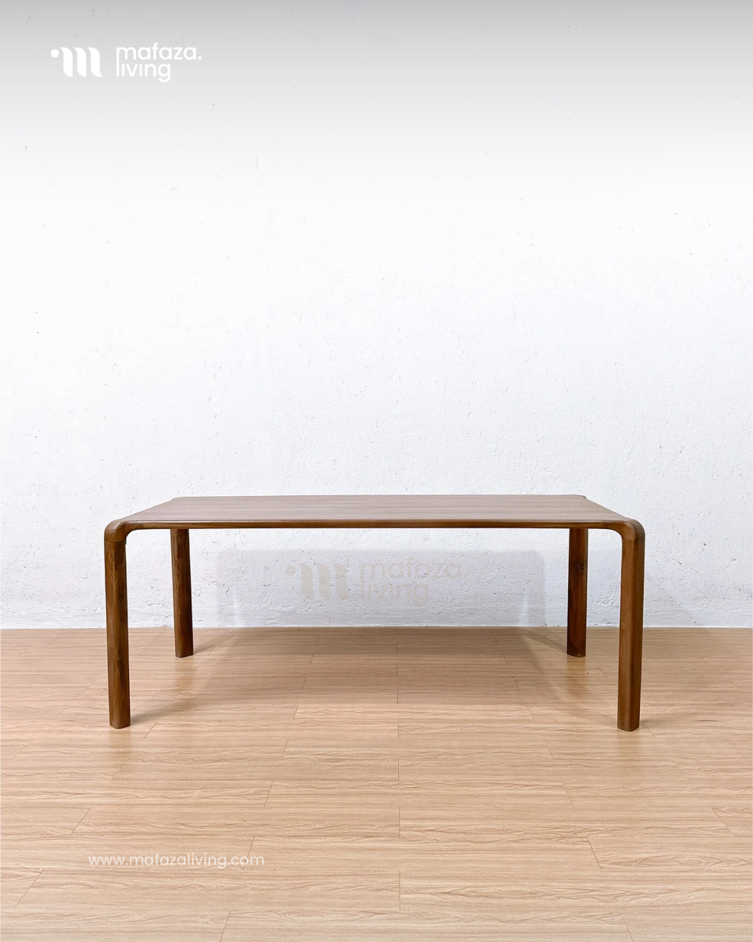 Ging Teak Rectangular Dining Table – Minimalist Strength and Elegance