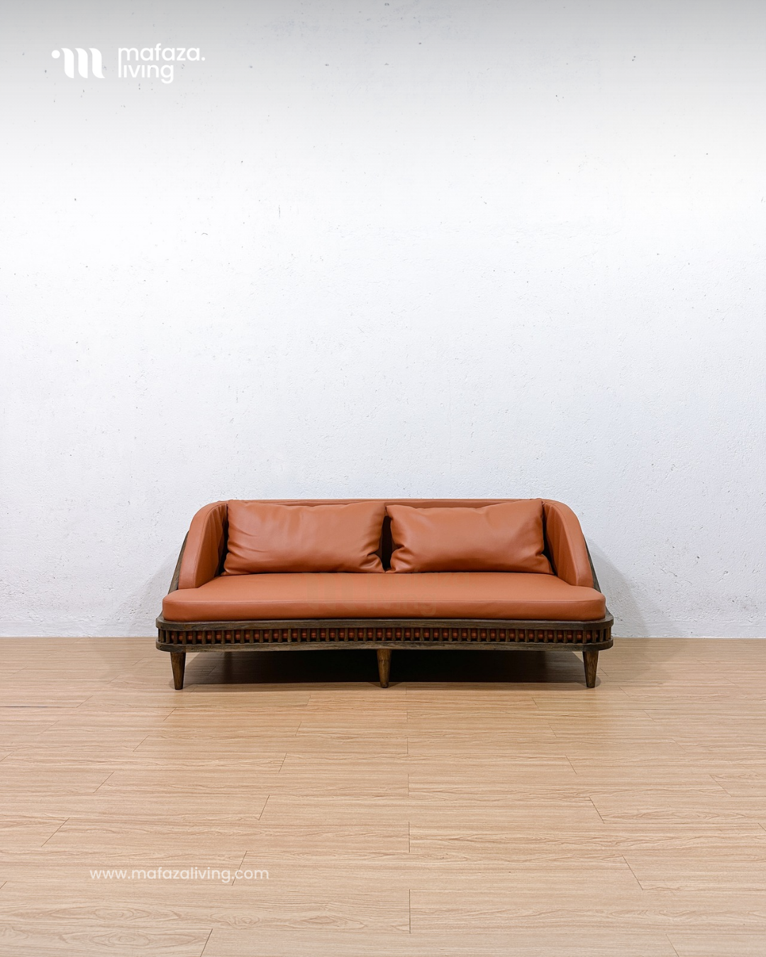 Ricefield Contemporary Teak Sofa for Living Room & Lounge