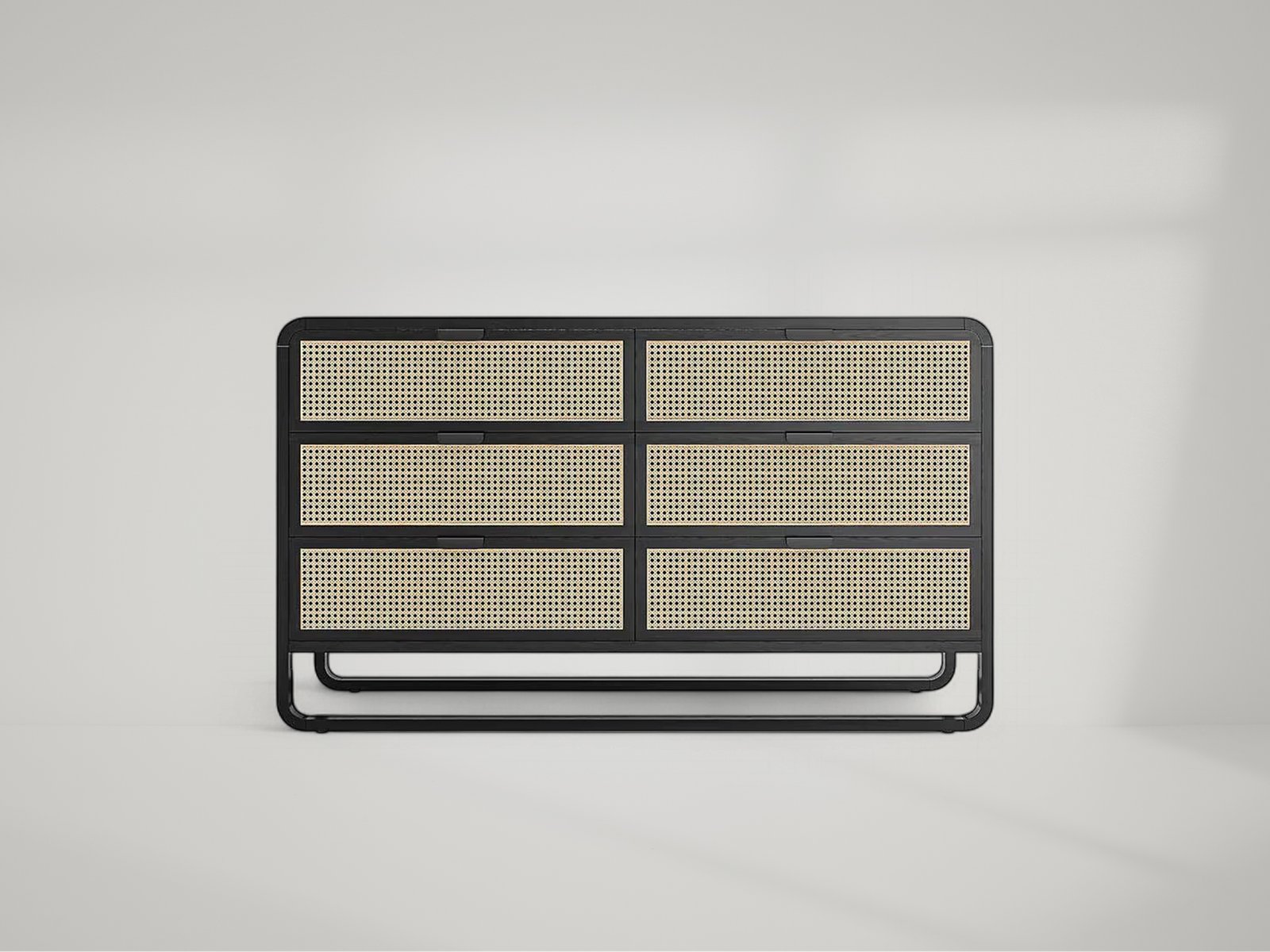 Anaise Cane 6-Drawers Dresser