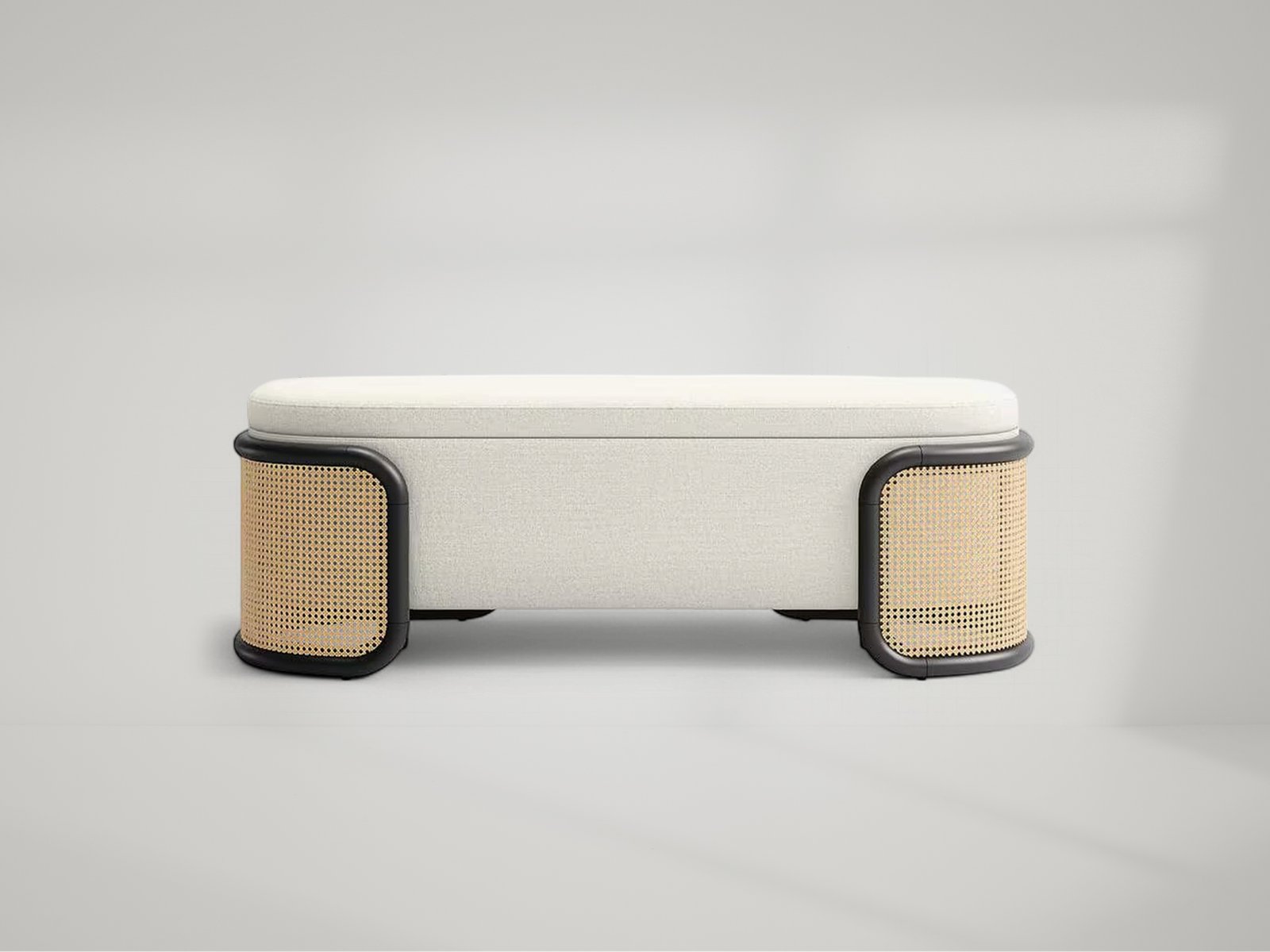 Anaise Cane Storage Bench