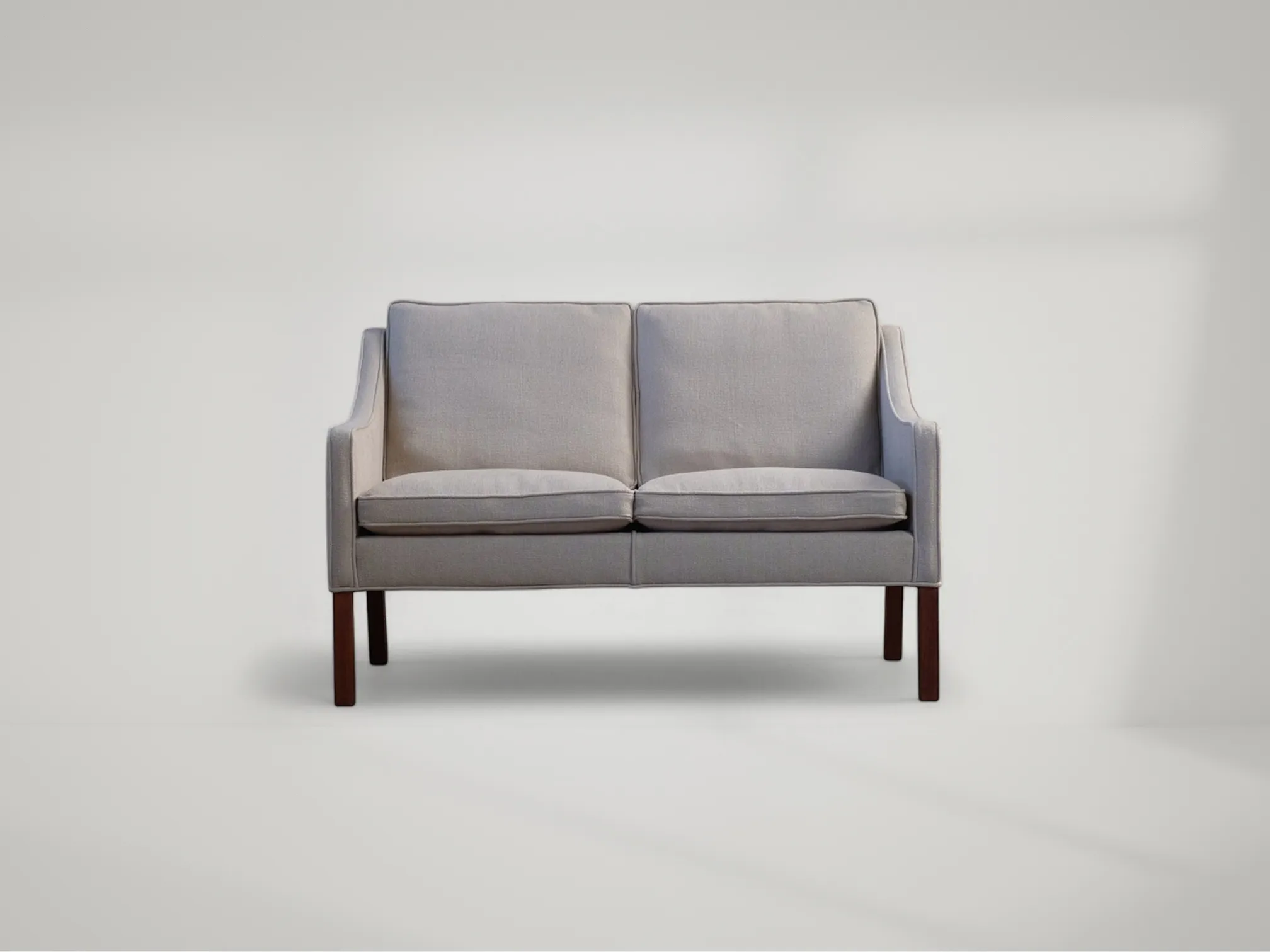 Borge Mogensen 2208 Sofa – Inspired by Danish modernism, teak frame sofa with luxurious upholstery by Mafaza Living
