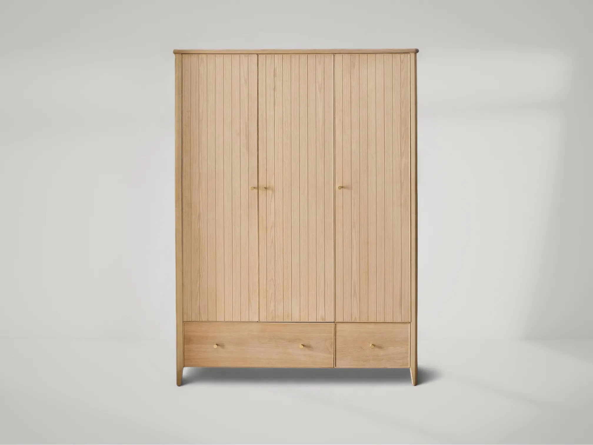 Clementine triple wardrobe featuring generous storage and refined detailing by Mafaza Living