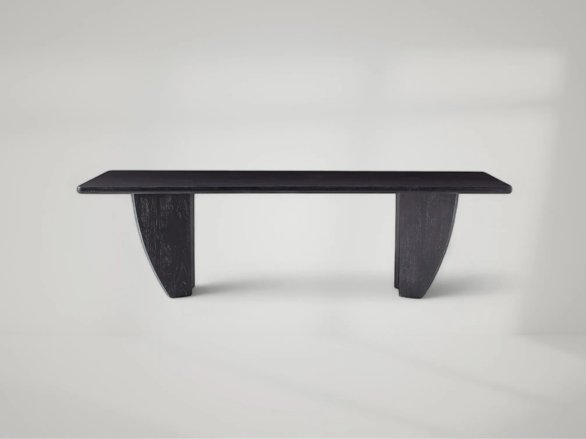 Dunn teak wood dining table featuring balanced lines and natural finish by Mafaza Living