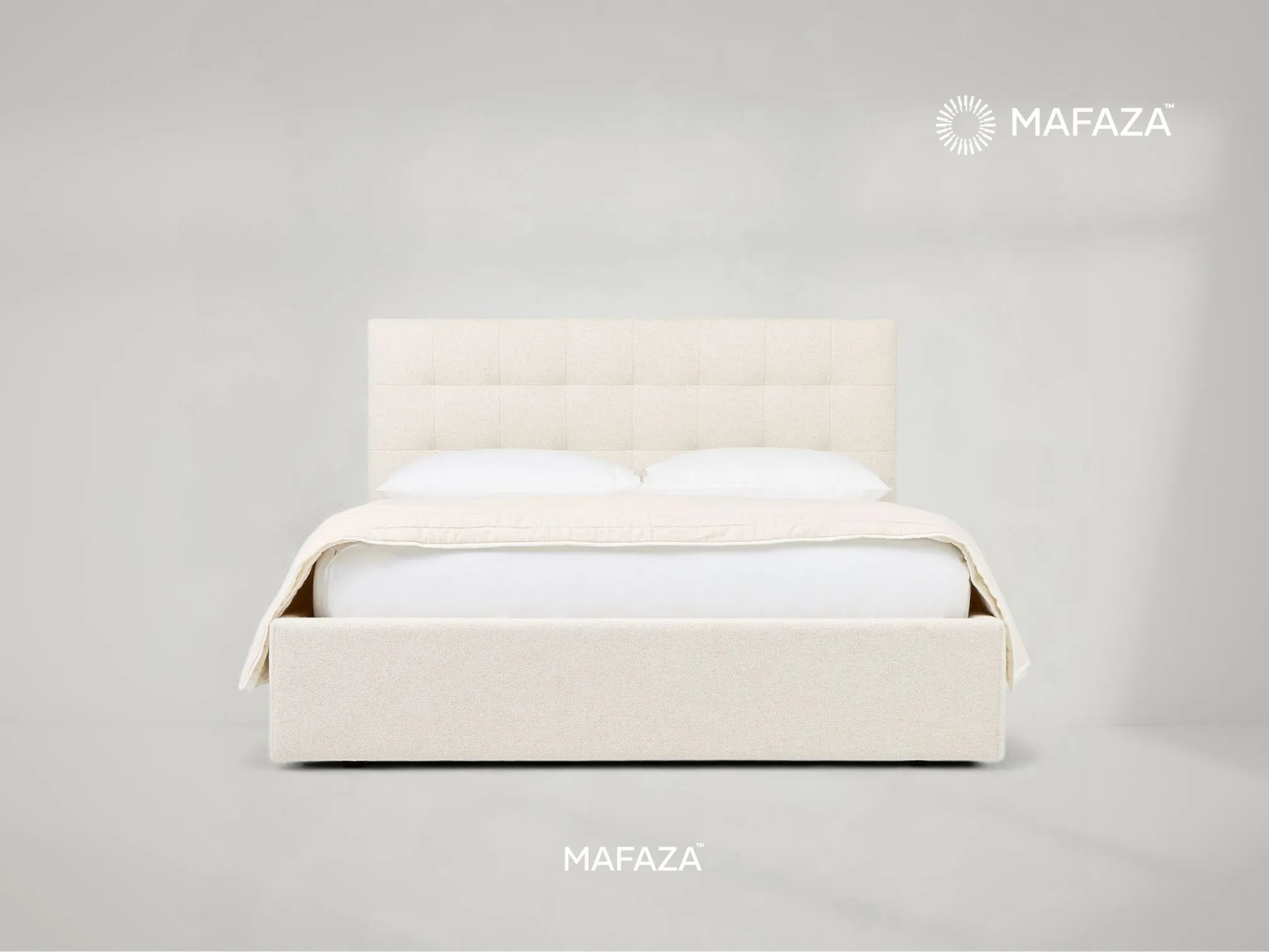 Emmett Tufted Side Storage Bed Frame