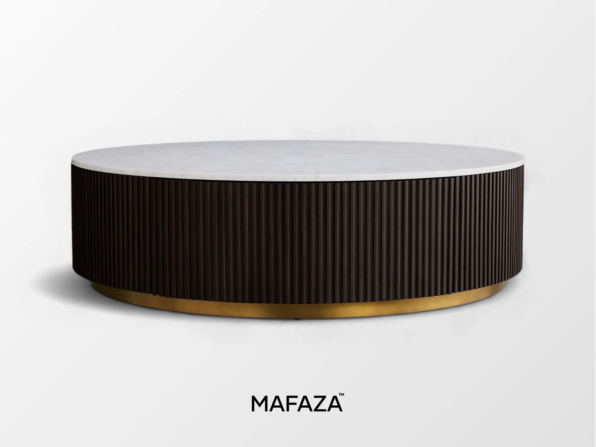 Fenny Round Storage Coffee Table