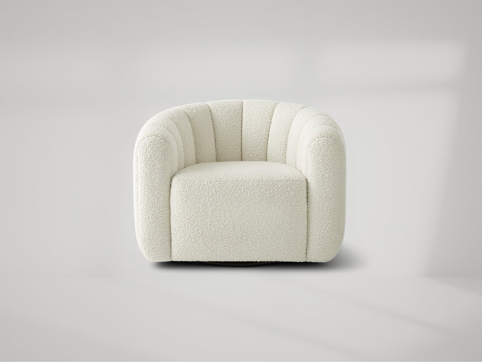 Fitz Boucle Swivel Chair
