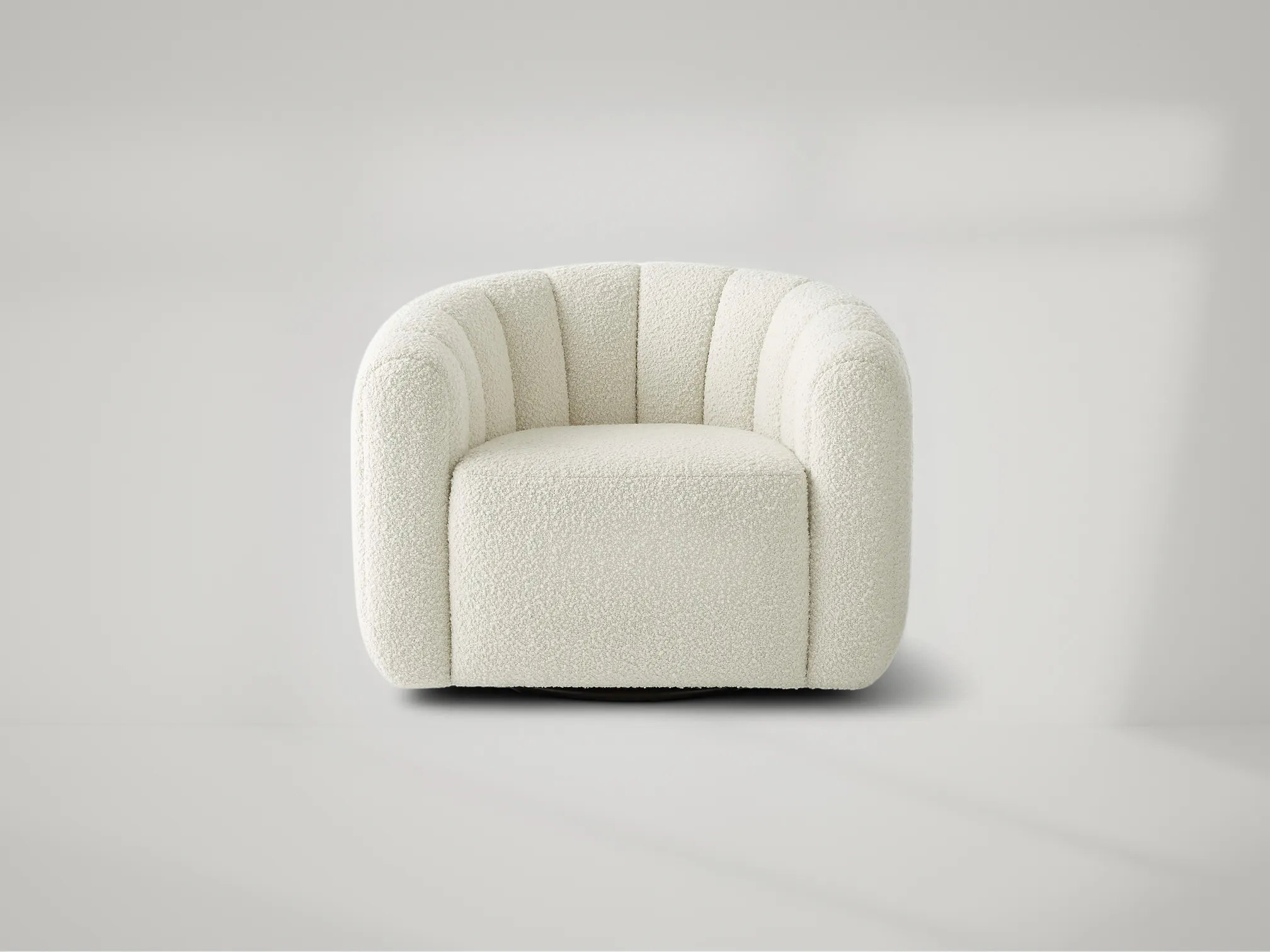 Fitz Boucle Swivel Chair