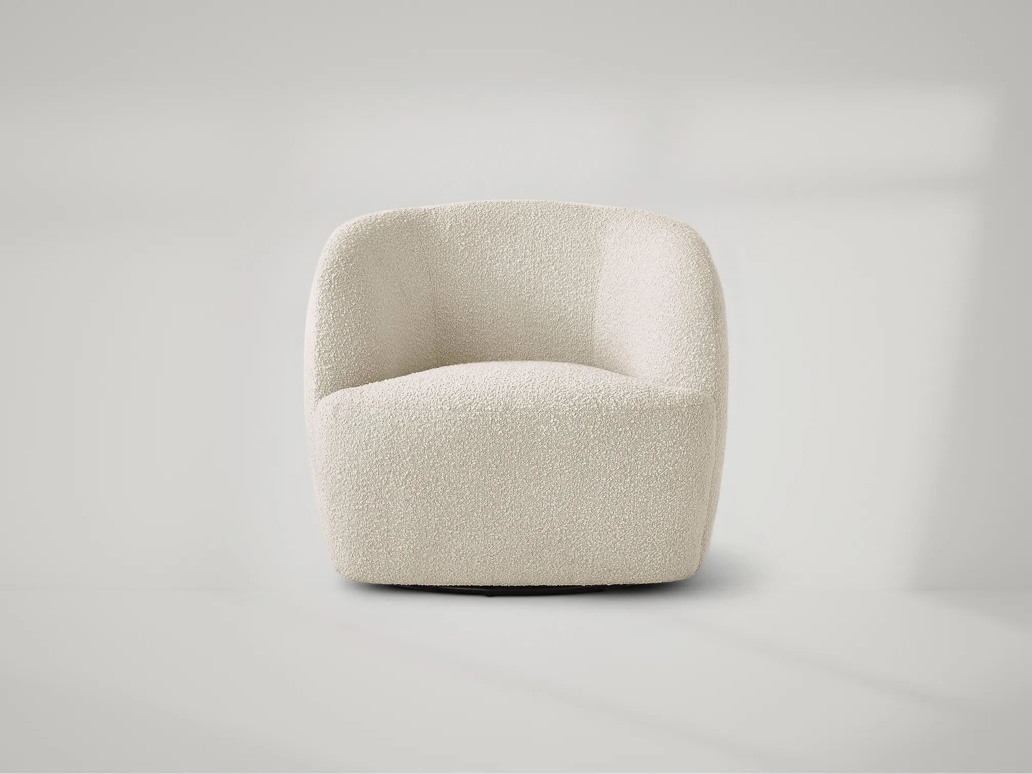 Gwyneth Boucle Chair – Elegant boucle accent chair with sculptural curves and refined texture by Mafaza Living