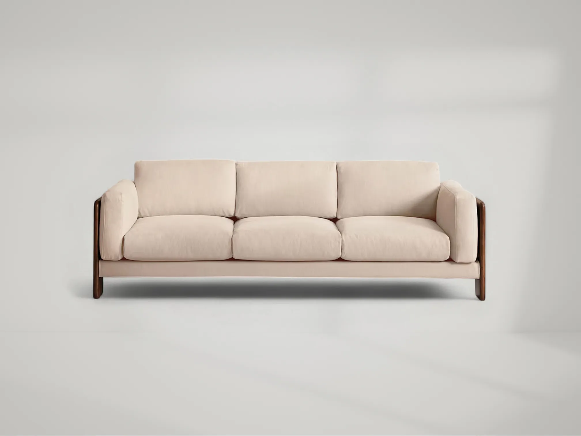 Marcia 3-Seaters Sofa – Three-seater sofa with organic form and soft cushioning by Mafaza Living