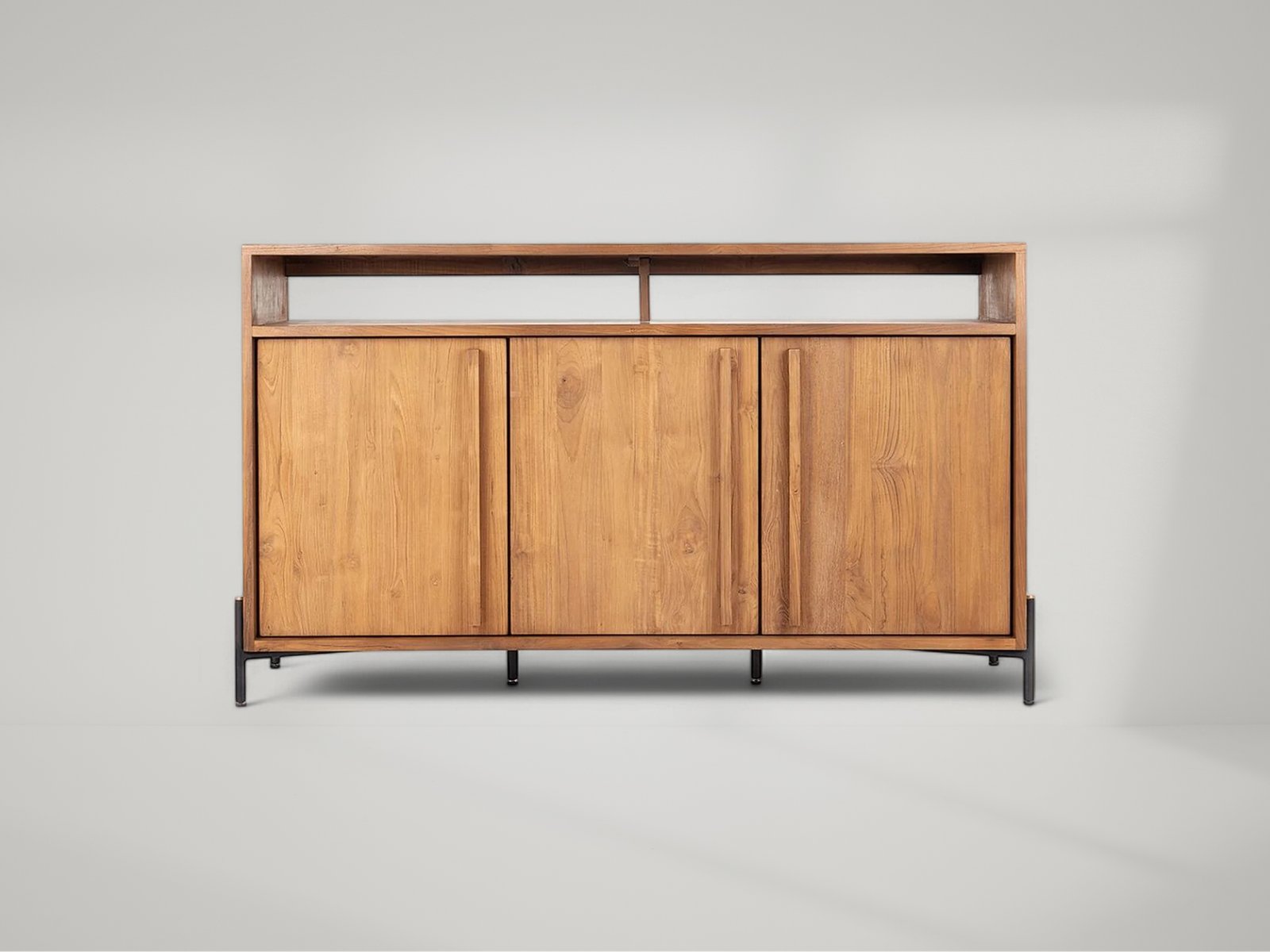 Outline Dresser - 3 Doors/1 Open Rack