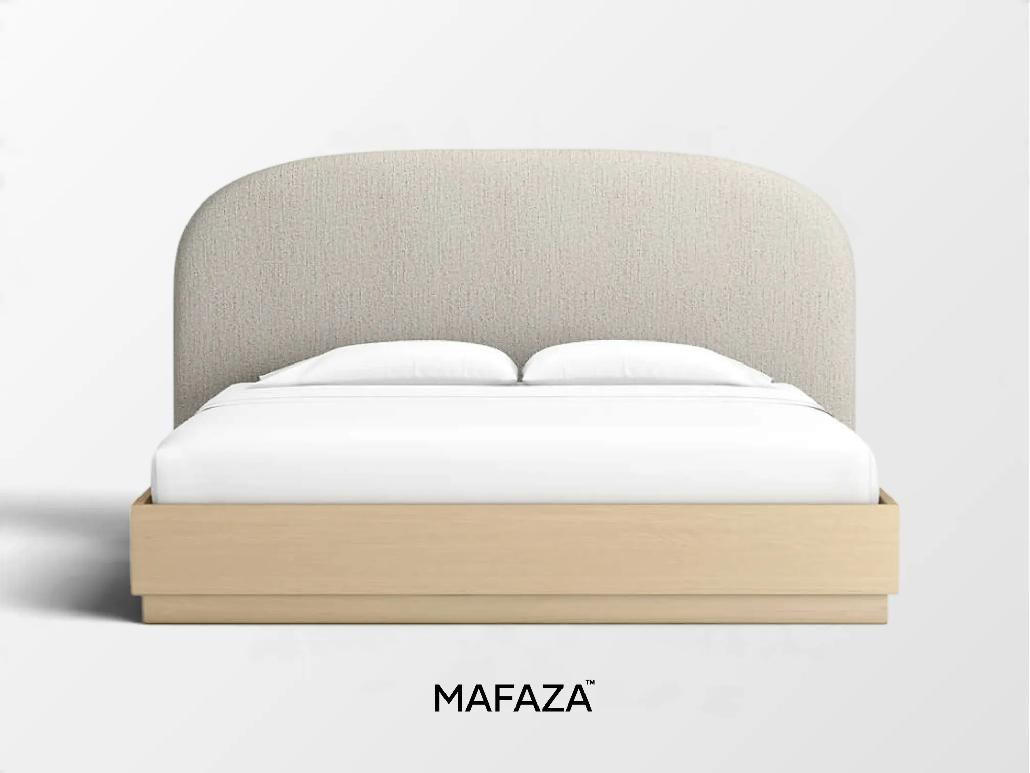 Rayna Curved Upholstered Bed Frame