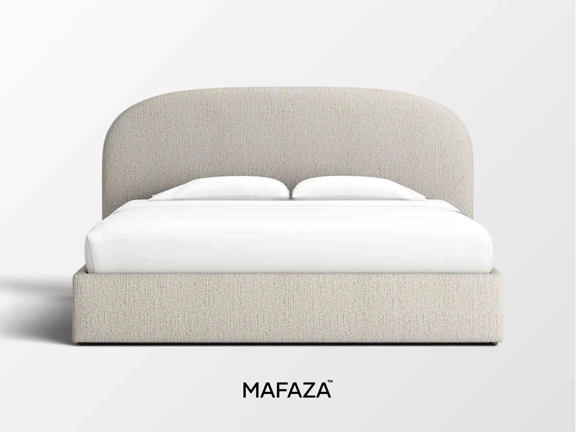 Rayna Curved Upholstered Storage Bed Frame