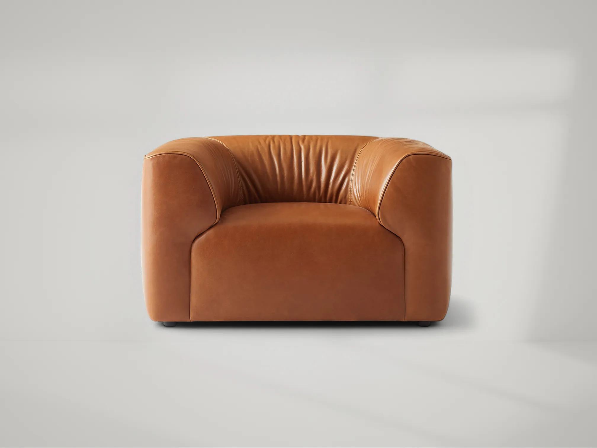 Rodez Saddle Leather Accent Chair