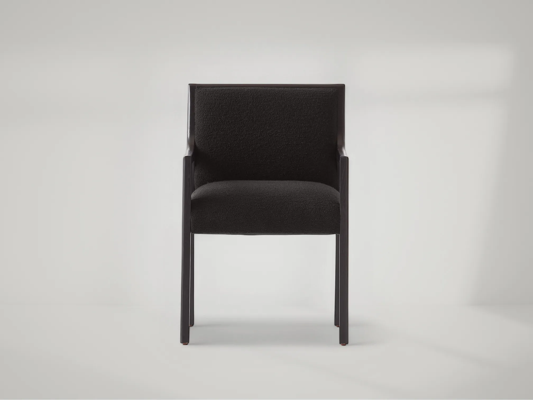 Segur dining armchair with tapered teak legs and refined silhouette by Mafaza Living