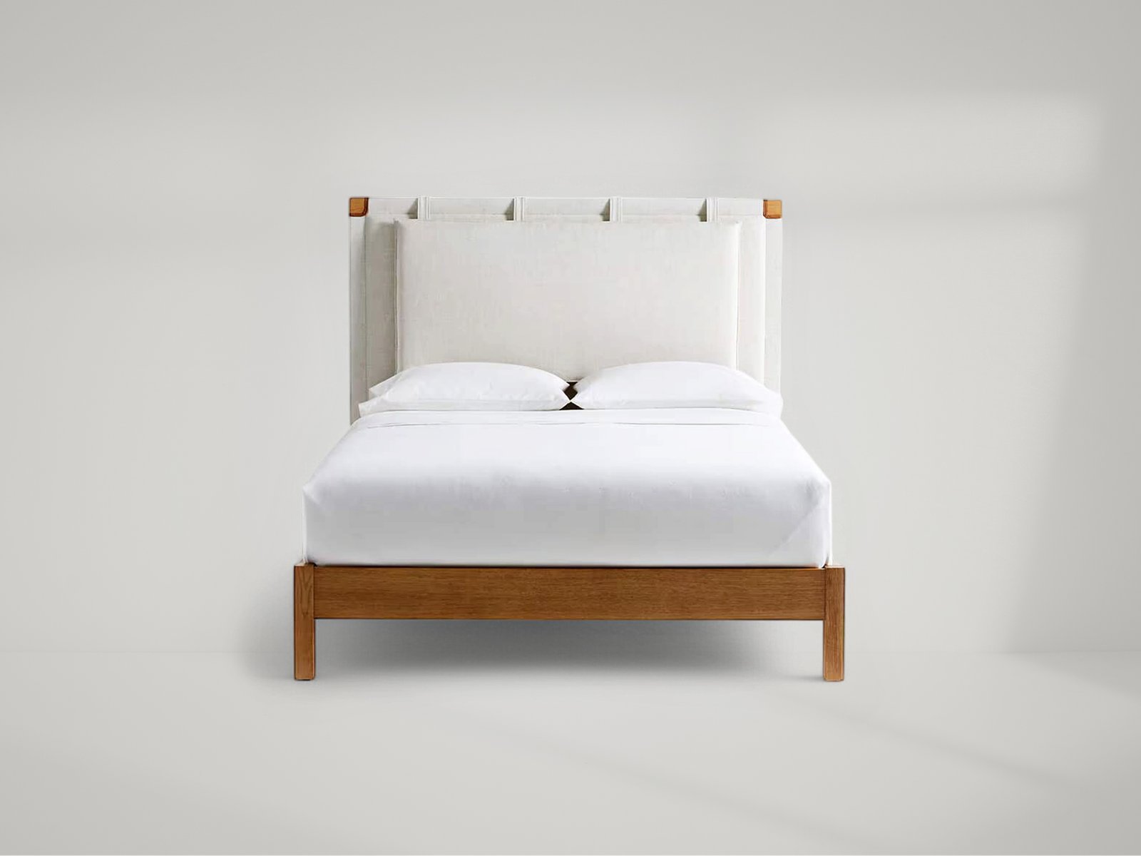 Shinola Hotel Bedframe with Headboard Cushion