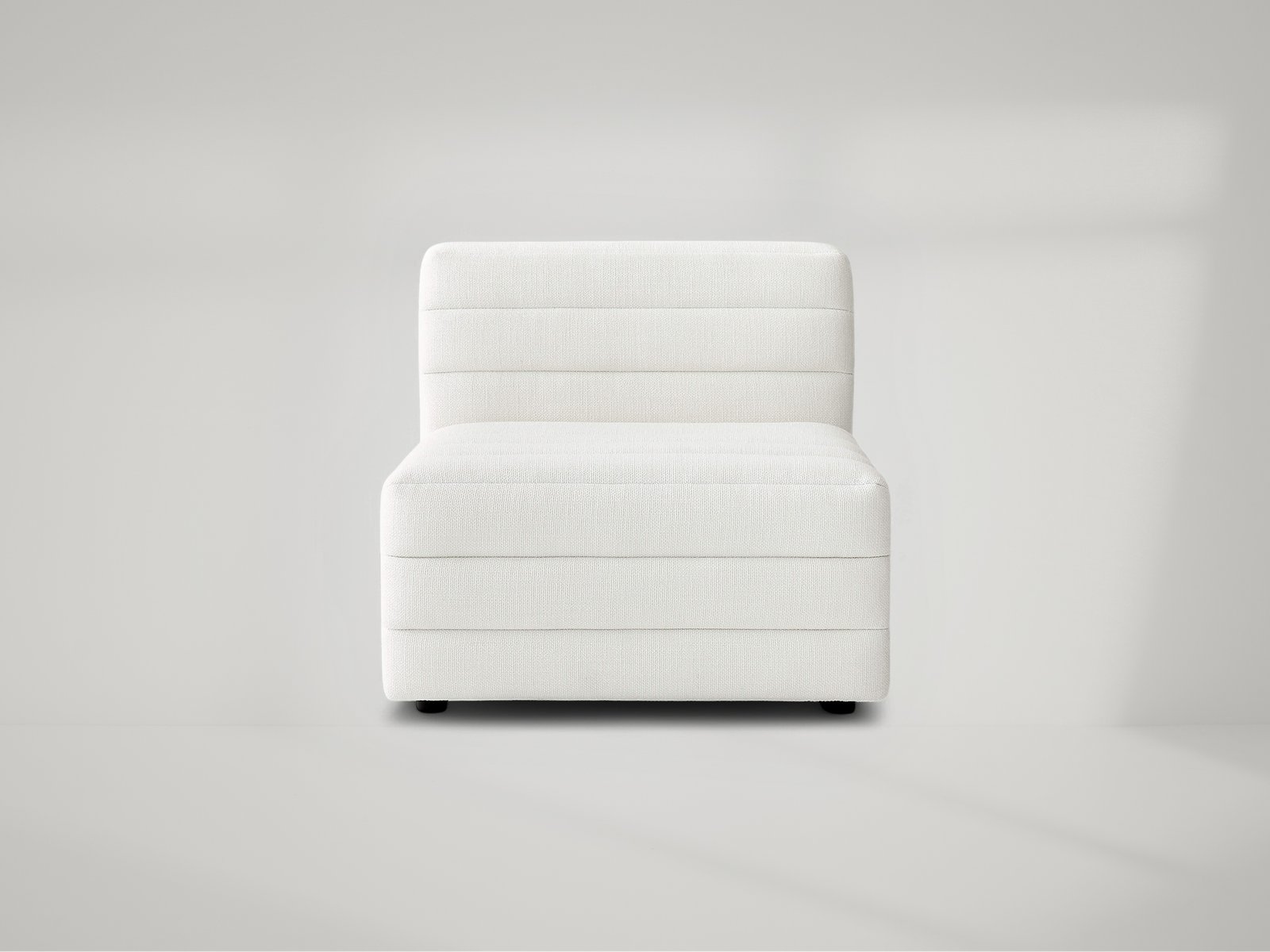 Strato Channeled Armless Chair
