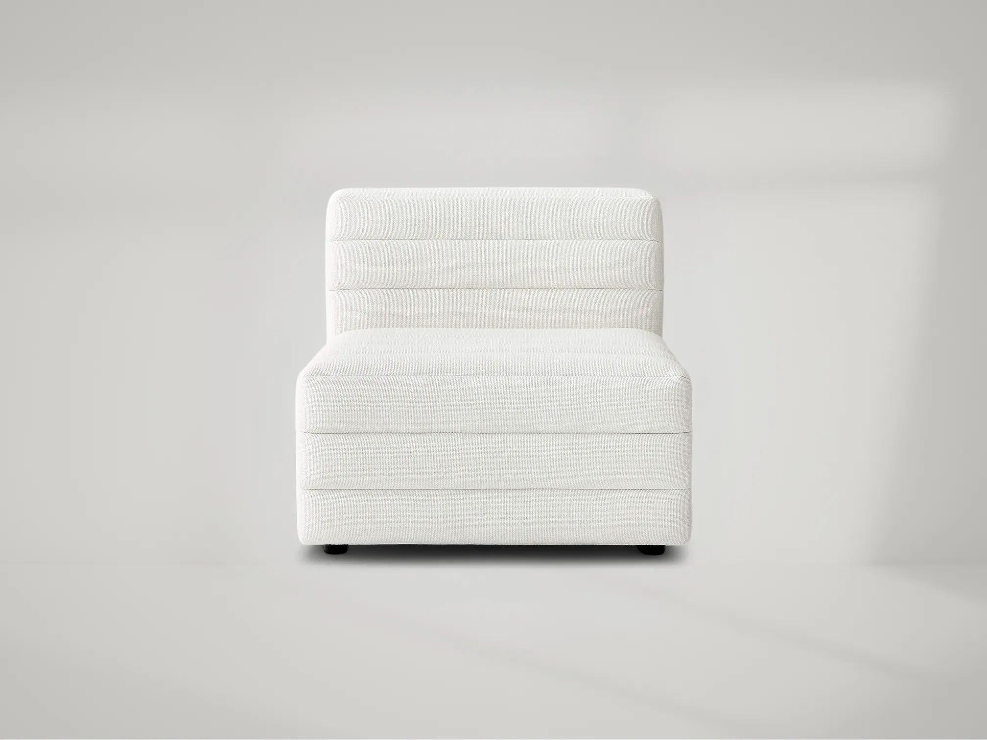 Strato Channeled Armless Chair