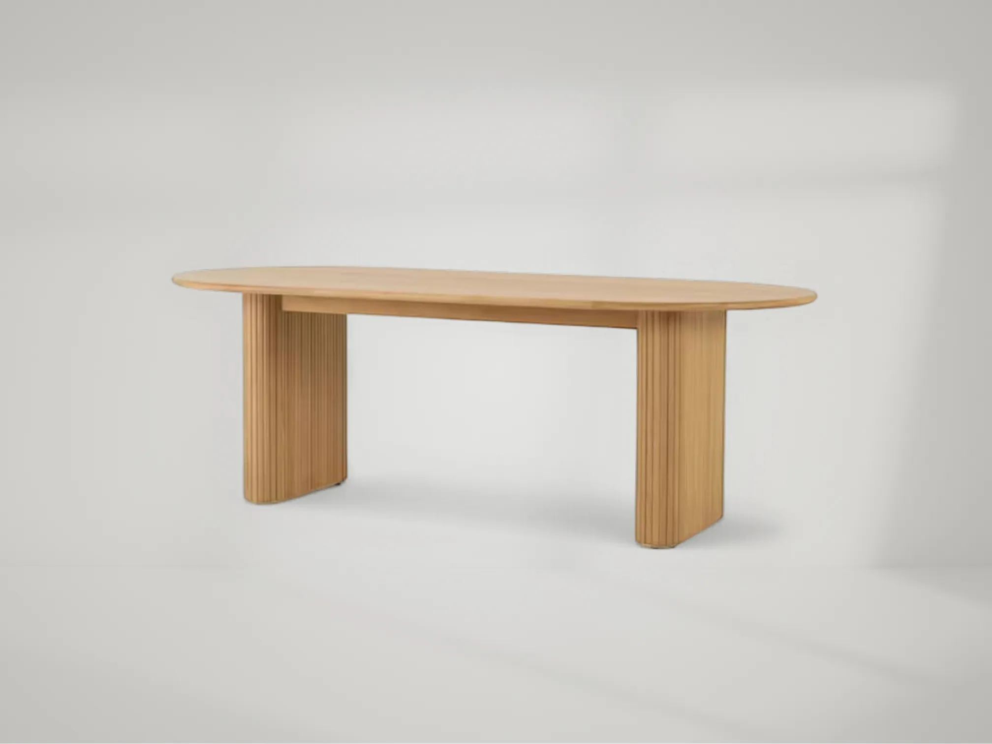 Tambo large 8-seat teak dining table for spacious gatherings and natural beauty by Mafaza Living