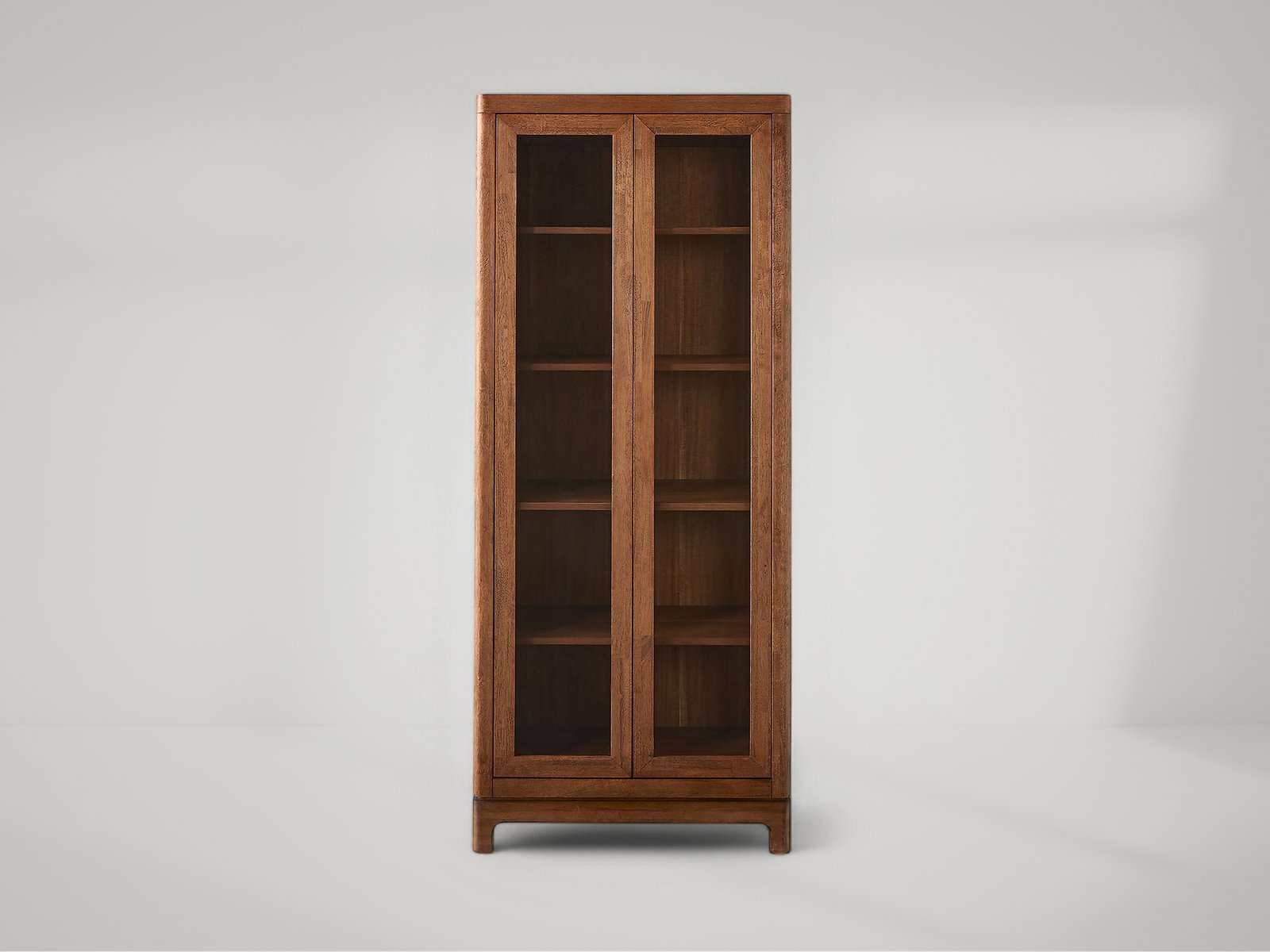 Truman Wood and Glass Cabinet