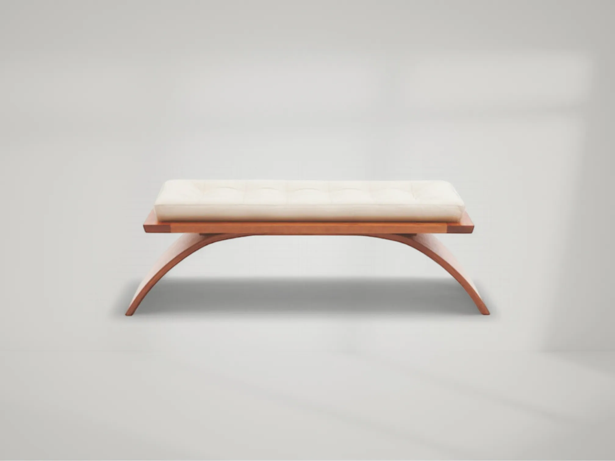 Vita solid teak wood bench with clean lines and timeless simplicity by Mafaza Living